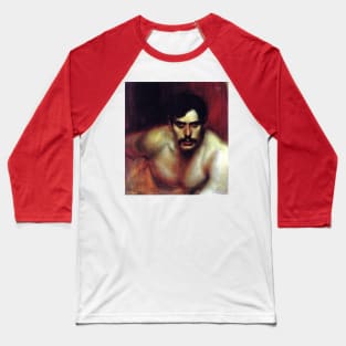 Male Portrait Study (A Bad Conscience) - Franz Von Stuck Baseball T-Shirt